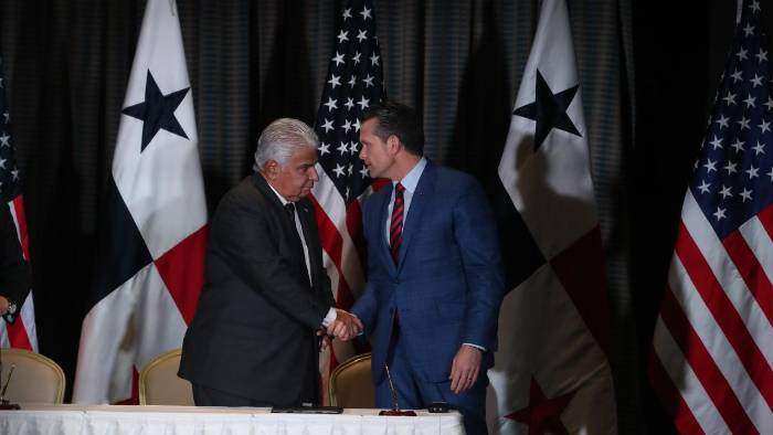 Mulino y Hegseth se reunieron este 8 de abril en el Palacio de Las Garzas. Mulino y Hegseth se reunieron este 8 de abril en el Palacio de Las Garzas.