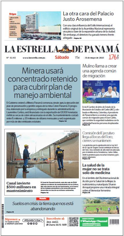 Portada del impreso de 31 de mayo de 2025
